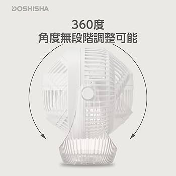 卓上エアークリーンファン　ドウシシャ　色ホワイト 卓上エアークリーンファン ドウシシャ 色ホワイト 卓上エアー